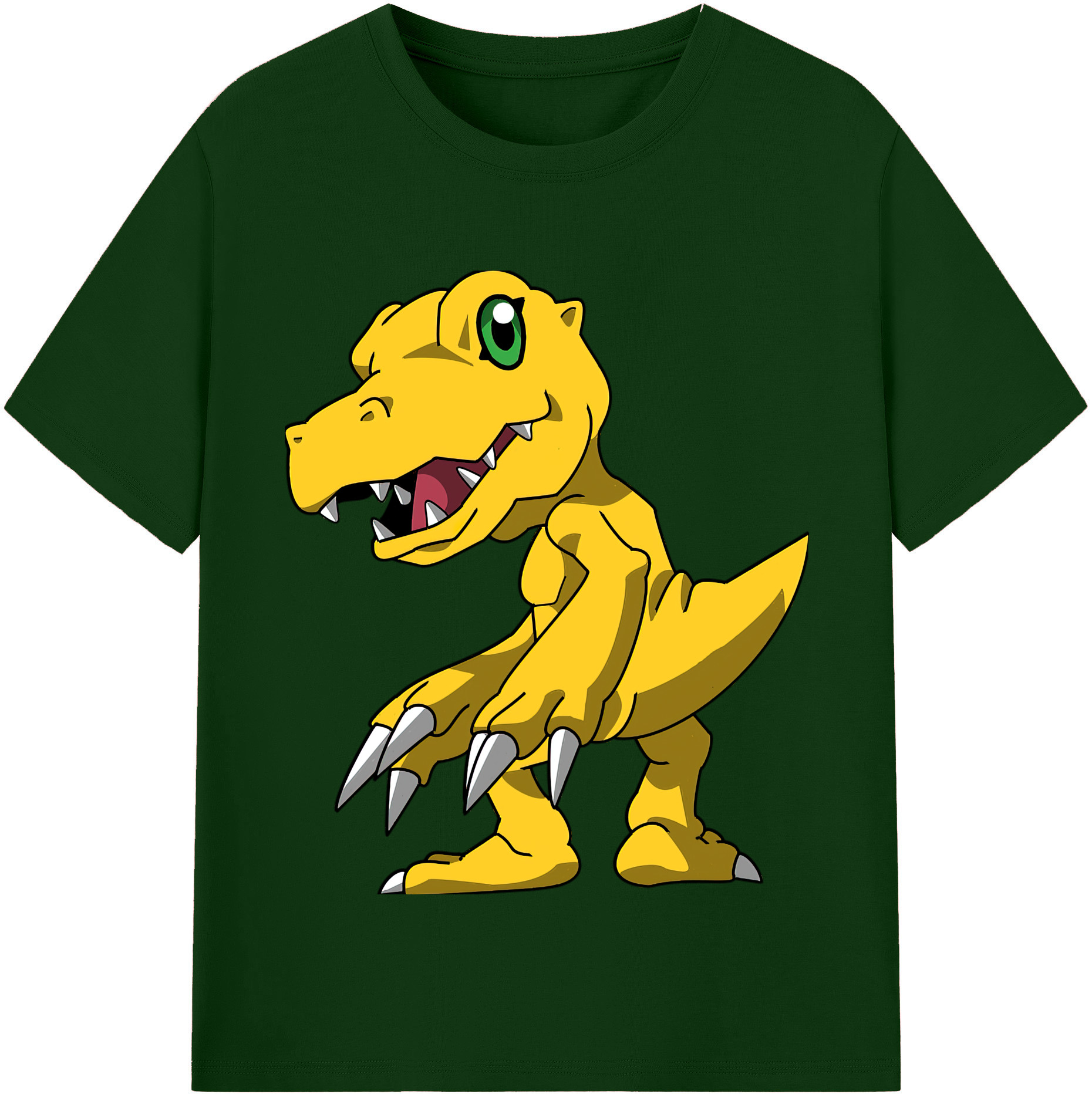 （画像用） Digimon デジタルモンスター/デジモン 綿100％半袖Tシャツ（フロントプリント）